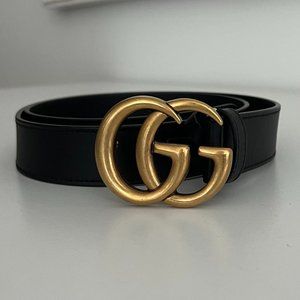 GUCCI GG leather belt size 85/34